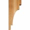Ekena Millwork Mediterranean Rough Sawn Corbel, Western Red Cedar, 4"W x 6"D x 14"H COR04X06X14MED00RWR - alternate 3